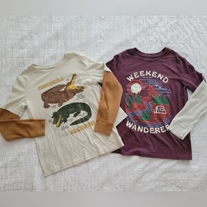 JUMPING BEANS Boy's Long Sleeve Tees BUNDLE